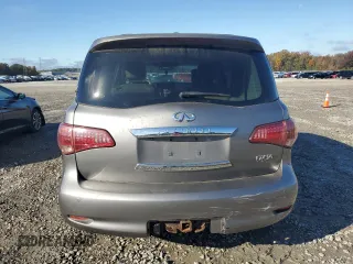 2011 Infiniti QX56 7-passenger with VIN JN8AZ2NEXB9001184, listed as a Copart auction lot 81480694 with 208,947 mi miles and Clean Title. Bid and sale history available at carsss.com. Image 6.