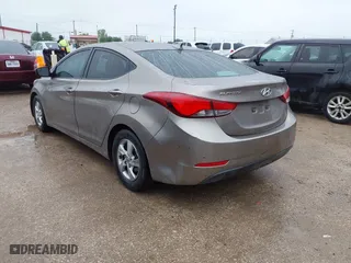 2015 Hyundai Elantra SE with VIN 5NPDH4AE9FH587774, listed as a IAAI auction lot 41960355 with 175,727 mi miles. Bid and sale history available at carsss.com. Image 3.