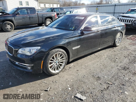 2014 BMW 7 Series ALPINA B7 with VIN WBAYE8C5XED134604, listed as a Copart auction lot 85888354 with 146,636 mi miles and Salvage Title. Bid and sale history available at carsss.com. Image 1.