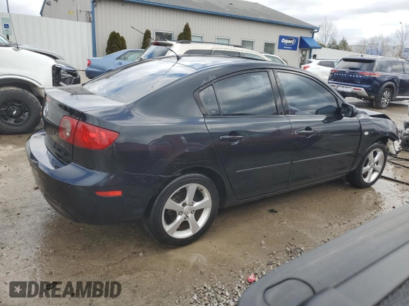 2005 Mazda 3 i with VIN JM1BK12F851282576, listed as a Copart auction lot 47642735 with 189,660 mi miles and Non Repairable. Bid and sale history available at DreamBid. Image 3.
