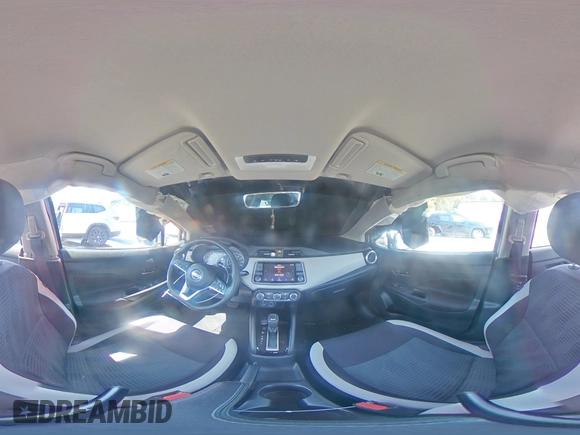 2021 Nissan Versa SV with VIN 3N1CN8EV5ML923006, listed as a Copart auction lot 58546675 with 33,580 mi miles and Salvage title. Bid and sale history available at DreamBid. Image 14.