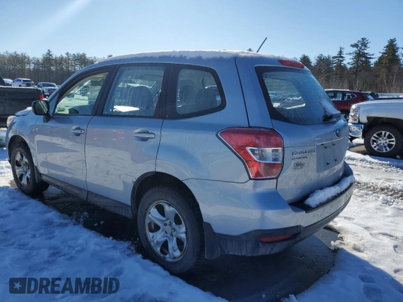 2015 Subaru Forester 2.5i with VIN JF2SJAAC9FG545670, listed as a Copart auction lot 46510805 with 158,866 mi miles and Salvage Title. Bid and sale history available at carsss.com. Image 2.