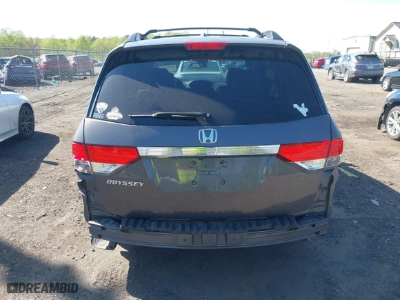 2016 Honda Odyssey EX-L with VIN 5FNRL5H65GB024360, listed as a IAAI auction lot 42005732 with 82,667 mi miles. Bid and sale history available at carsss.com. Image 16.