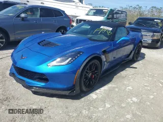 2015 Chevrolet Corvette Z06 3LZ with VIN 1G1YU3D66F5607211, listed as a Copart auction lot 76238254 with 14,268 mi miles and Salvage Title. Bid and sale history available at carsss.com. Image 1.