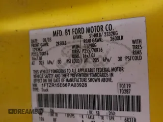 2006 Ford Ranger XL with VIN 1FTZR15E66PA03928, listed as a Copart auction lot 52025225 with 171,073 mi miles and Salvage Title. Bid and sale history available at carsss.com. Image 12.