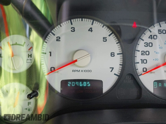 2002 Dodge 1500 with VIN 1D7HA18N42S649352, listed as a IAAI auction lot 41906279 with 209,685 mi miles and . Bid and sale history available at DreamBid. Image 7.