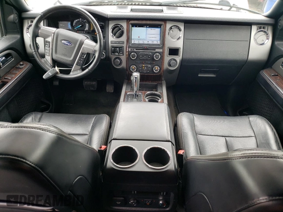 2017 Ford Expedition Platinum with VIN 1FMJU1MT9HEA80055, listed as a Copart auction lot 53562945 with 117,782 mi miles and Salvage title. Bid and sale history available at DreamBid. Image 8.