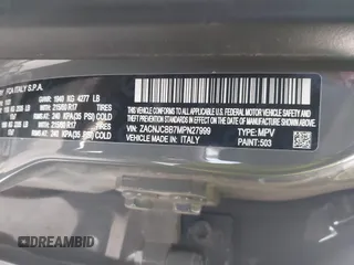 2021 Jeep Renegade Latitude with VIN ZACNJCBB7MPN27999, listed as a IAAI auction lot 42149700 with 32,566 mi miles and . Bid and sale history available at DreamBid. Image 9.