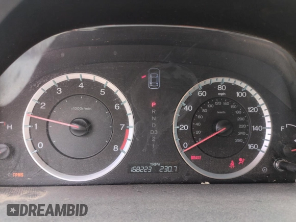 2008 Honda Accord EX-L z VIN 1HGCP26878A125425, wystawiony jako Copart lot #56971985 z przebiegiem 168 223 mil mil oraz Szkoda całkowita • Salvage title. Historia ofert i sprzedaży dostępna na DreamBid. Obrazek 9.