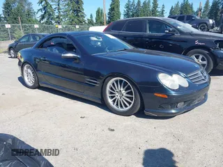 2005 Mercedes-Benz SL 500 with VIN WDBSK75F55F099975, listed as a IAAI auction lot 42745837 with 156,996 mi miles and . Bid and sale history available at DreamBid. Image 1.