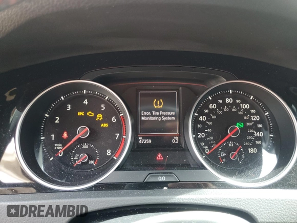 2019 Volkswagen Golf GTI S with VIN 3VW6T7AU7KM022697, listed as a Copart auction lot 60340073 with 47,259 mi miles. Bid and sale history available at carsss.com. Image 9.