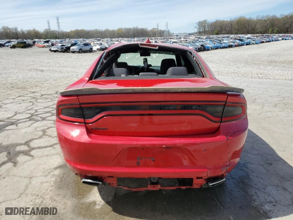 2016 Dodge Charger SXT with VIN 2C3CDXHG0GH354932, listed as a Copart auction lot 50106875 with 140,957 mi miles and Salvage Title. Bid and sale history available at carsss.com. Image 6.