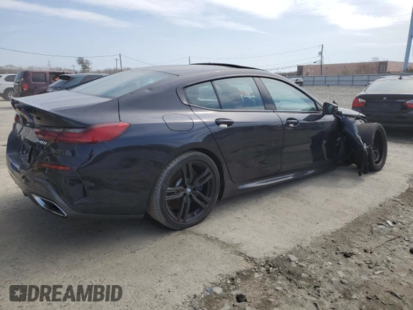 2020 BMW 8 Series 840i with VIN WBAGV4C0XLCD97822, listed as a Copart auction lot 52265065 with Not provided miles and Clean title. Bid and sale history available at DreamBid. Image 3.
