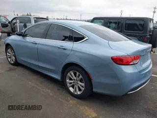 2015 Chrysler 200 Limited with VIN 1C3CCCAB6FN698328, listed as a IAAI auction lot 41776647 with 108,649 mi miles. Bid and sale history available at carsss.com. Image 3.