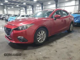 2016 Mazda 3 i Touring with VIN JM1BM1V73G1334259, listed as a Copart auction lot 53622845 with 106,086 mi miles and Salvage Title. Bid and sale history available at carsss.com. Image 1.