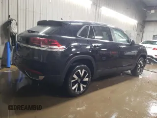 2022 Volkswagen Atlas SE with VIN 1V2LC2CA1NC204315, listed as a Copart auction lot 87311904 with 33,766 mi miles and Salvage title. Bid and sale history available at DreamBid. Image 3.