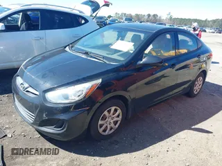 2012 Hyundai Accent GLS with VIN KMHCT4AE3CU265199, listed as a IAAI auction lot 41826958 with 121,618 mi miles. Bid and sale history available at carsss.com. Image 17.