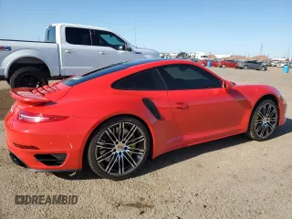 2015 Porsche 911 Turbo S with VIN WP0AD2A9XFS166153, listed as a Copart auction lot 49815853 with 20,184 mi miles. Bid and sale history available at carsss.com. Image 3.