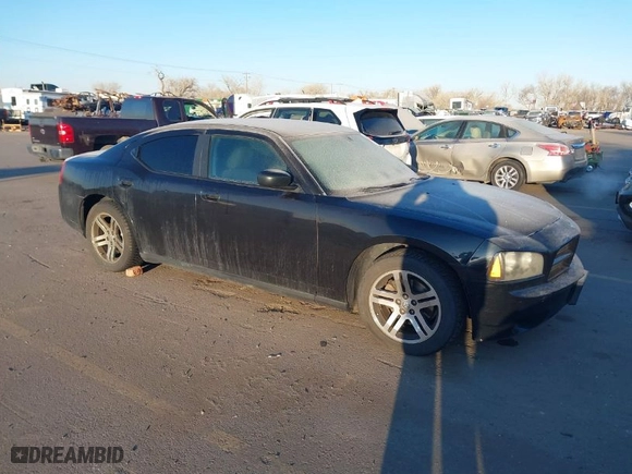 2008 Dodge Charger with VIN 2B3KA43R48H257534, listed as a IAAI auction lot 41431415 with 142,325 mi miles. Bid and sale history available at carsss.com. Image 1.