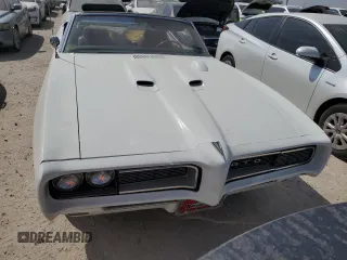 1968 Pontiac GTO z VIN 242678P186105, wystawiony jako Copart lot #76539314 z przebiegiem 14 693 mil mil oraz Szkoda całkowita • Salvage title. Historia ofert i sprzedaży dostępna na DreamBid. Obrazek 5.