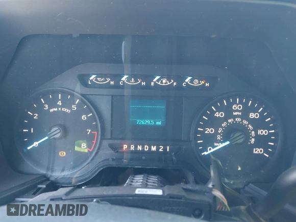 2018 Ford F-150 XL with VIN 1FTMF1CB7JFD79550, listed as a IAAI auction lot 41156870 with 72,629 mi miles and . Bid and sale history available at DreamBid. Image 15.