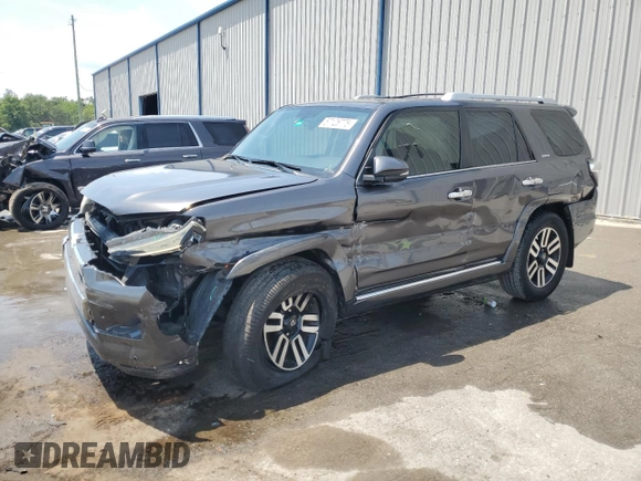 2014 Toyota 4Runner SR5 with VIN JTEZU5JR3E5075786, listed as a Copart auction lot 57126775 with 140,577 mi miles and Salvage title. Bid and sale history available at DreamBid. Image 1.