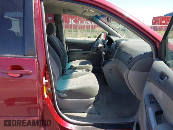 2006 Toyota Sienna CE with VIN 5TDZA23C76S497270, listed as a IAAI auction lot 41970487 with 190,255 mi miles and . Bid and sale history available at DreamBid. Image 5.