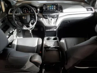 2025 Honda Odyssey Sport-L with VIN 5FNRL6H79SB004328, listed as a Copart auction lot 50122735 with 1,873 mi miles and Salvage Title. Bid and sale history available at carsss.com. Image 8.