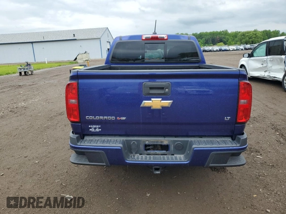 2017 Chevrolet Colorado 4WD LT with VIN 1GCGTCEN4H1293001, listed as a Copart auction lot 57854715 with 147,982 mi miles and Salvage title. Bid and sale history available at DreamBid. Image 6.