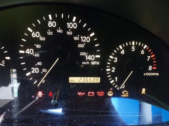 2001 Lexus RX 300 with VIN JTJHF10U210198749, listed as a IAAI auction lot 41820312 with NaN miles. Bid and sale history available at carsss.com. Image 7.