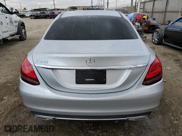 2020 Mercedes-Benz C 300 with VIN W1KWF8DB1LR571778, listed as a Copart auction lot 44039825 with 34,238 mi miles and Salvage Title. Bid and sale history available at DreamBid. Image 6.