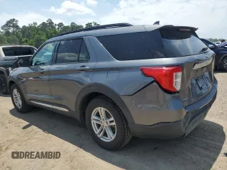 2022 Ford Explorer XLT with VIN 1FMSK7DH7NGA04682, listed as a Copart auction lot 58146245 with 66,447 mi miles and Salvage title. Bid and sale history available at DreamBid. Image 2.
