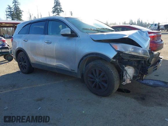 2019 Kia Sorento LX V6 with VIN 5XYPGDA56KG506179, listed as a IAAI auction lot 41409303 with 116,488 mi miles. Bid and sale history available at carsss.com. Image 1.