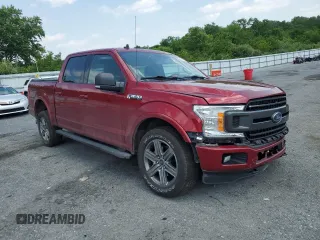 2019 Ford F-150 XL with VIN 1FTEW1EP0KFB14211, listed as a Copart auction lot 60712585 with 92,013 mi miles and Salvage title. Bid and sale history available at DreamBid. Image 4.