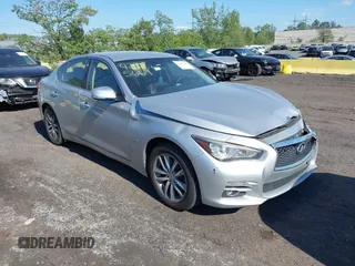 2017 Infiniti Q50 2.0t z VIN JN1CV7AP5HM641655, wystawiony jako IAAI lot #42275669 z przebiegiem 146 662 mil mil oraz . Historia ofert i sprzedaży dostępna na DreamBid. Obrazek 1.