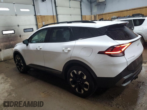 2024 Kia Sportage X-Line with VIN 5XYK6CDF6RG184553, listed as a Copart auction lot 78431414 with 7,144 mi miles and Salvage Title. Bid and sale history available at carsss.com. Image 2.
