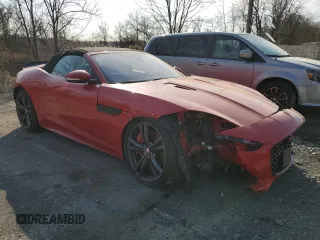 2022 Jaguar F-Type with VIN SAJD55FE3NCK77770, listed as a Copart auction lot 48916255 with Not Provided miles and Salvage Title. Bid and sale history available at DreamBid. Image 4.