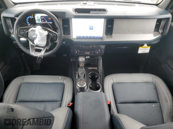 2024 Ford Bronco Outer Banks with VIN 1FMDE8BH9RLB27518, listed as a Copart auction lot 43116025 with 598 mi miles and Salvage Title. Bid and sale history available at DreamBid. Image 8.