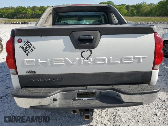 2004 Chevrolet Avalanche Z66 with VIN 3GNEC12T44G107894, listed as a Copart auction lot 53450985 with 175,429 mi miles and Salvage title. Bid and sale history available at DreamBid. Image 6.