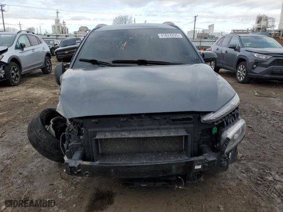 2019 Hyundai Kona SEL with VIN KM8K2CAA5KU251194, listed as a Copart auction lot 41824295 with 0 mi miles and Salvage Title. Bid and sale history available at carsss.com. Image 5.