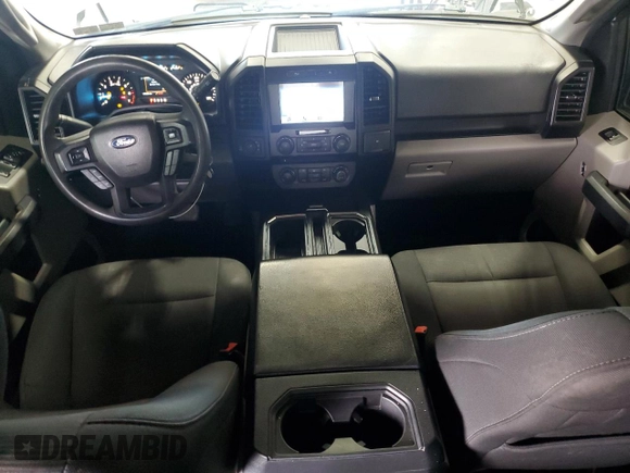 2018 Ford F-150 XL with VIN 1FTEW1EP9JFA75844, listed as a Copart auction lot 43966835 with 133,839 mi miles and Salvage title. Bid and sale history available at DreamBid. Image 8.
