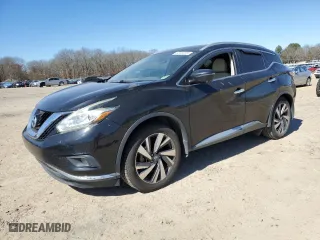 2016 Nissan Murano SV with VIN 5N1AZ2MG0GN120113, listed as a Copart auction lot 44191015 with 138,810 mi miles and Salvage Title. Bid and sale history available at carsss.com. Image 1.