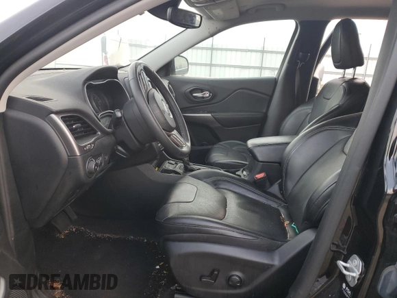 2022 Jeep Cherokee Latitude Lux with VIN 1C4PJLMX8ND503442, listed as a Copart auction lot 86855874 with 58,106 mi miles and Salvage title. Bid and sale history available at DreamBid. Image 7.