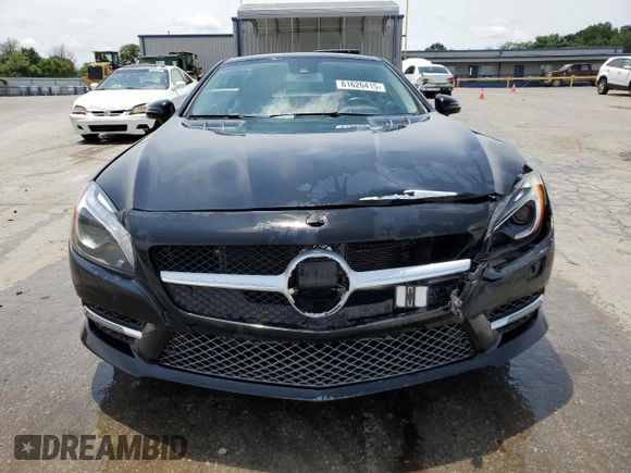 2015 Mercedes-Benz SL 400 with VIN WDDJK6FA4FF037405, listed as a Copart auction lot 61626415 with Not provided miles and Salvage title. Bid and sale history available at DreamBid. Image 5.