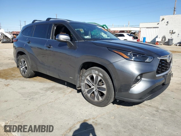 2022 Toyota Highlander Hybrid XLE z VIN 5TDHBRCH6NS551718, wystawiony jako Copart lot #47105095 z przebiegiem 116 263 mil mil oraz Szkoda całkowita • Salvage title. Historia ofert i sprzedaży dostępna na DreamBid. Obrazek 4.