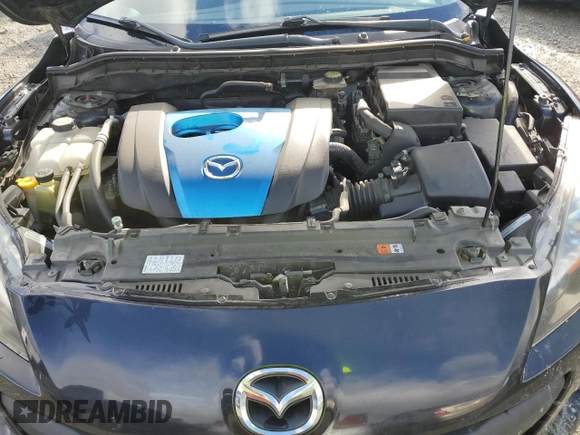 2013 Mazda 3 i Touring with VIN JM1BL1L85D1707327, listed as a Copart auction lot 84554514 with 134,704 mi miles and Salvage title. Bid and sale history available at DreamBid. Image 11.
