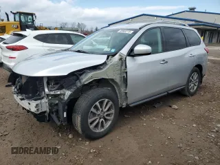 2014 Nissan Pathfinder S z VIN 5N1AR2MM5EC686489, wystawiony jako Copart lot #48663215 z przebiegiem 129 008 mil mil oraz Szkoda całkowita • Salvage title. Historia ofert i sprzedaży dostępna na DreamBid. Obrazek 1.