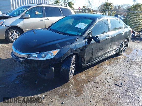 2016 Honda Accord Sport with VIN 1HGCR2F54GA025555, listed as a IAAI auction lot 41578350 with 100,440 mi miles and . Bid and sale history available at DreamBid. Image 17.