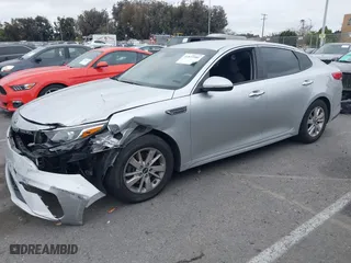 2019 Kia Optima LX with VIN 5XXGT4L3XKG285486, listed as a IAAI auction lot 41872981 with 101,981 mi miles. Bid and sale history available at carsss.com. Image 14.