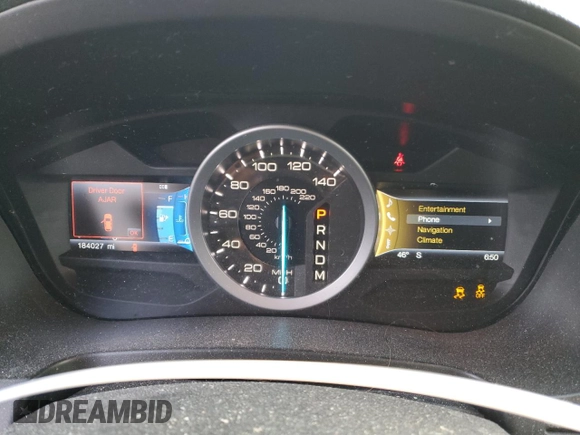 2013 Ford Explorer XLT with VIN 1FM5K7D83DGC19617, listed as a Copart auction lot 50231925 with 184,027 mi miles and Salvage Title. Bid and sale history available at DreamBid. Image 9.